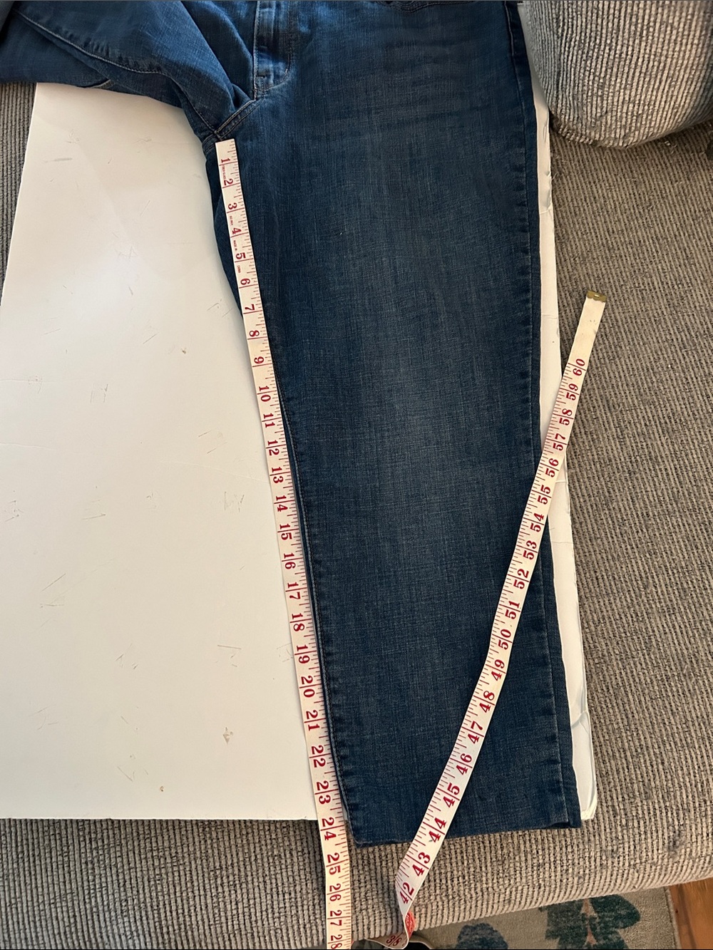 Levi’s red tab denim jeans 711 skinny size 18W short length 24.5 inseam - Picture 9 of 9